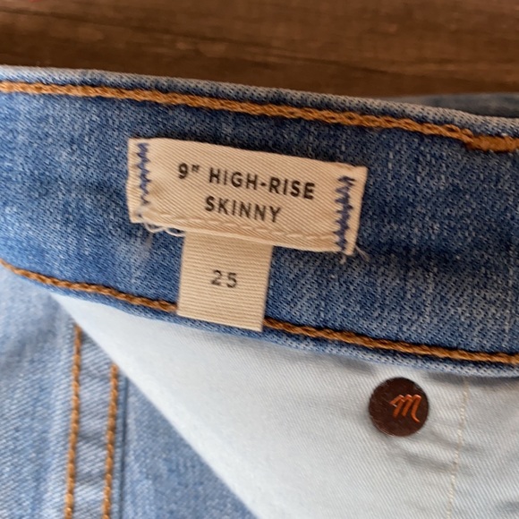 Madewell New 9” High-Rise skinny size 25 - Picture 12 of 16